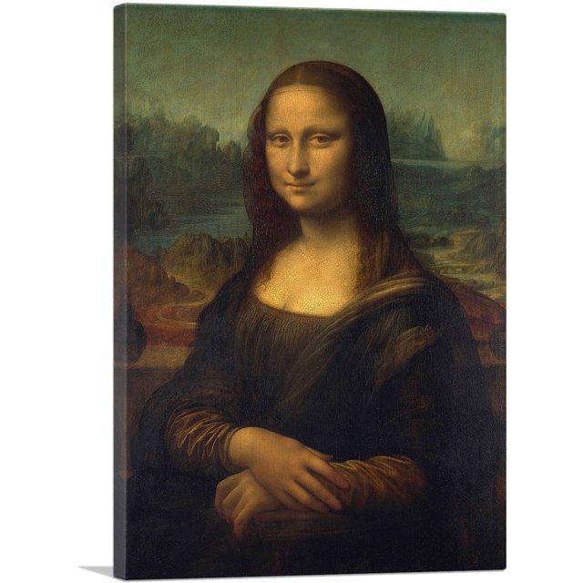 ARTCANVAS " Mona Lisa 1503 " by Leonardo Da Vinci Painting Print