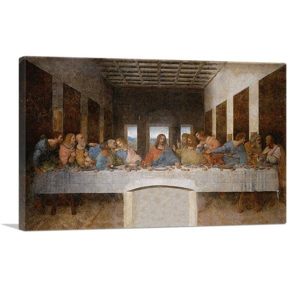 ARTCANVAS " The Last Supper 1498 " by Leonardo Da Vinci Painting Print