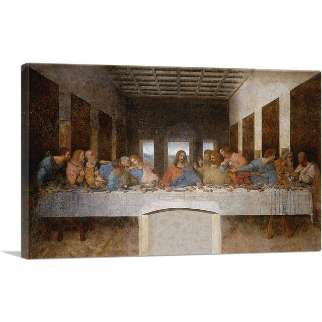 ARTCANVAS " The Last Supper 1498 " by Leonardo Da Vinci Painting Print