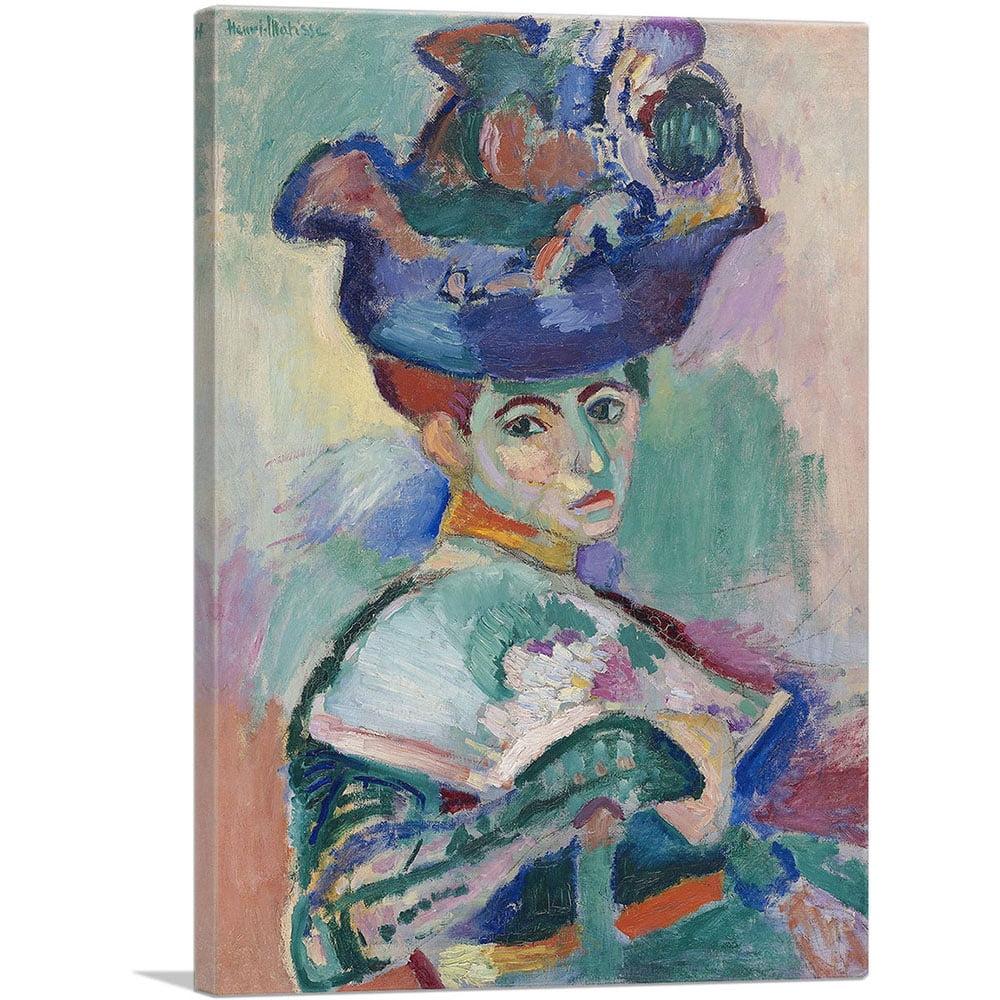 ARTCANVAS " Woman With A Hat 1905 " by Henri Matisse Painting Print