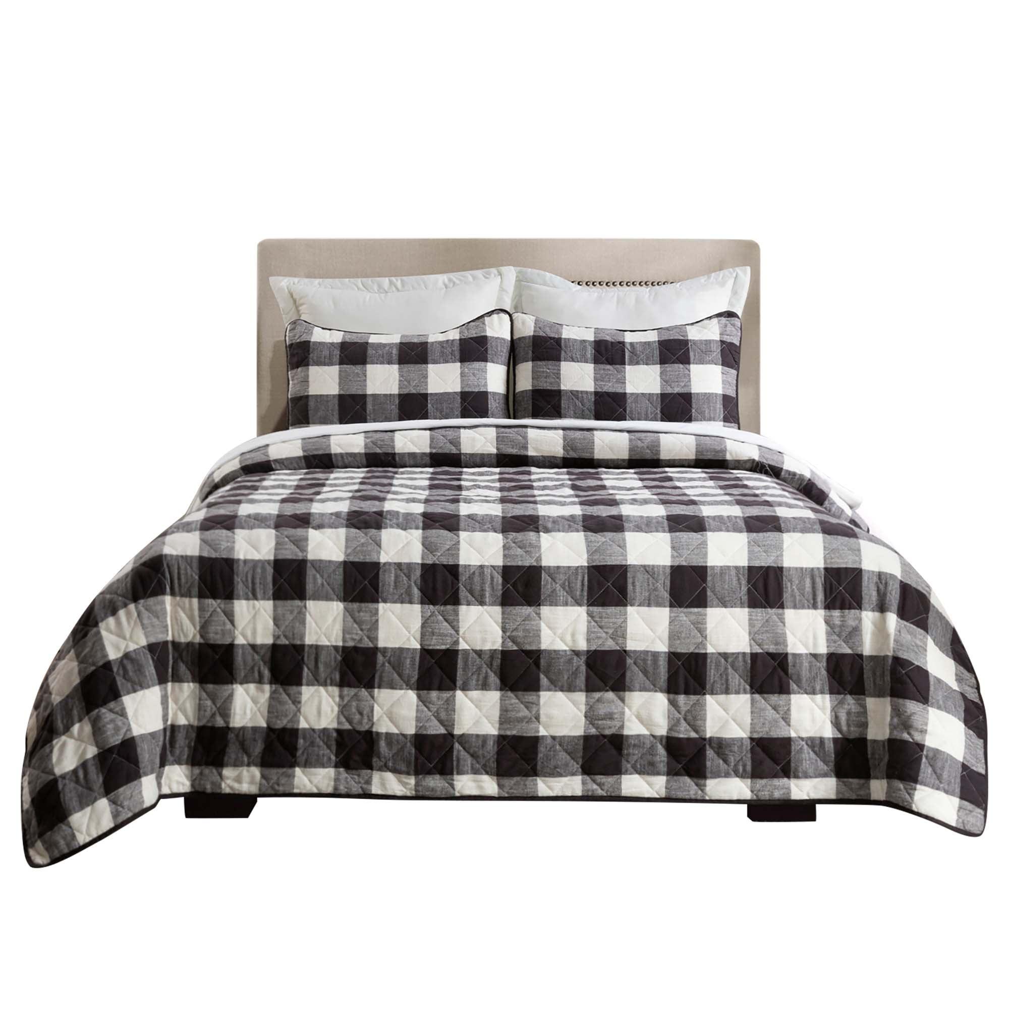 B020 Plaid Quilt Set