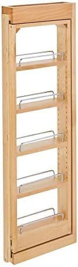 Natural Maple 36" Pull-Out Wall Filler Cabinet Organizer