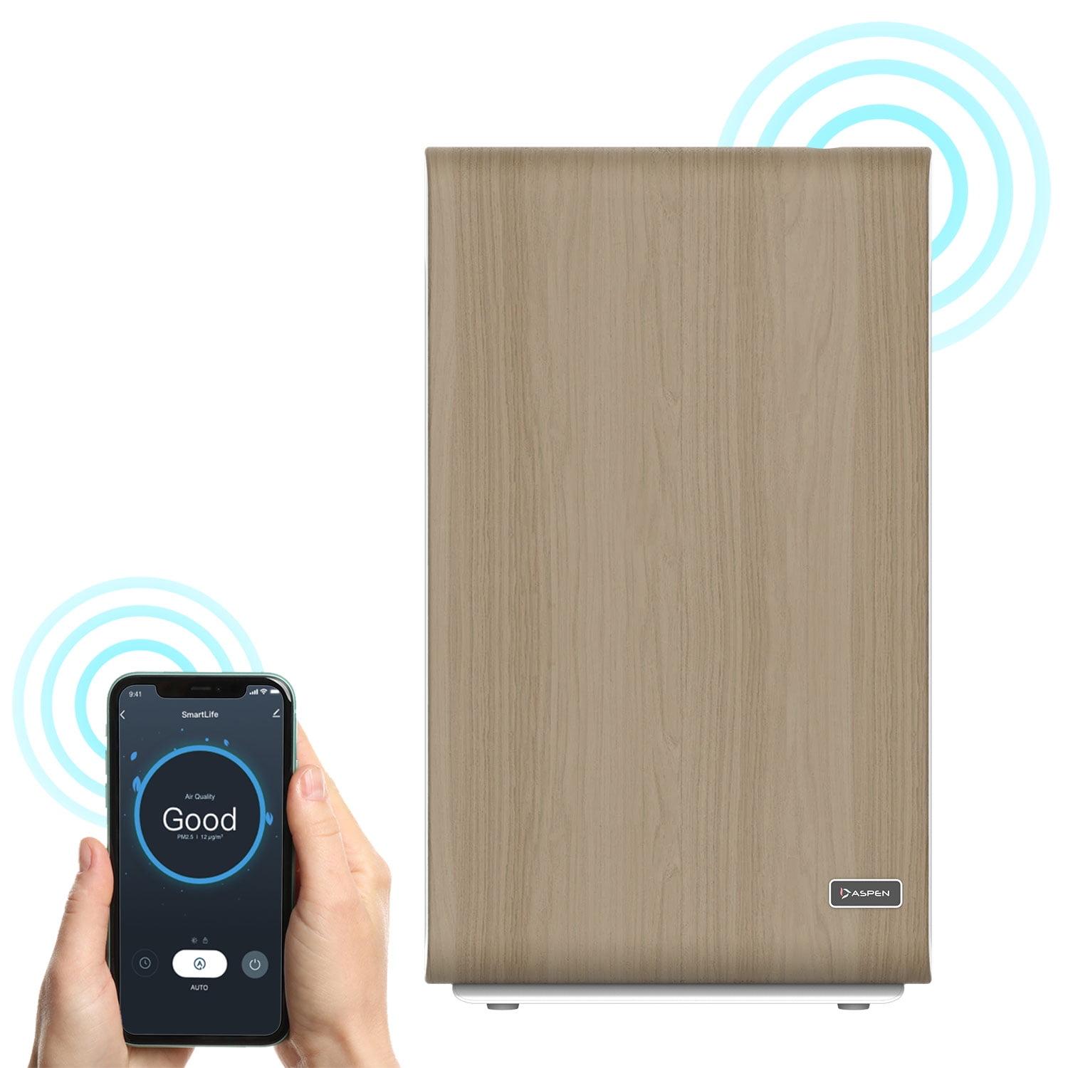 THE ASPEN Smart Air Purifier for Large Rooms  (Maximum 1500  Sq.Ft), H13 True HEPA Filter with PM2.5 Sensor/Alexa & Google/App Control/ Scheduling/ Removes 99.97% Particles