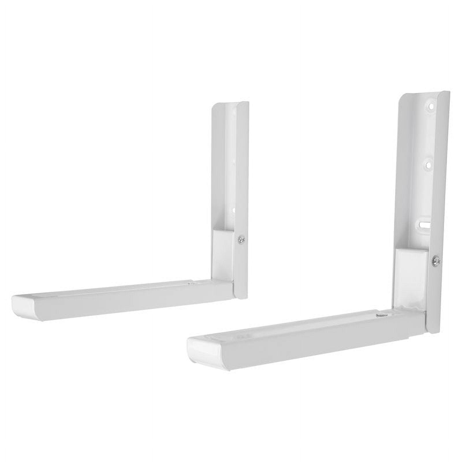 AVF Universal White Steel Microwave Wall Mount Brackets