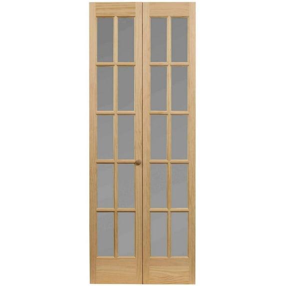 LTL Home Products Frosted Glass Classic French Bi-fold Door