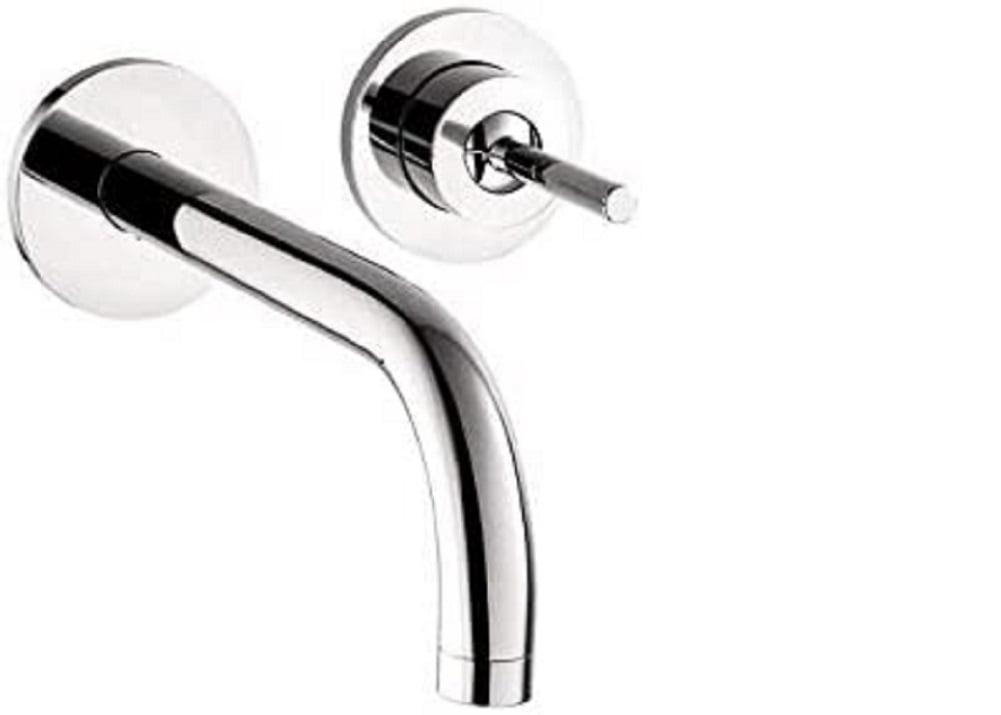 AXOR Uno Modern  Hand Polished 1-Handle Bathroom Sink Faucet Chrome, Small