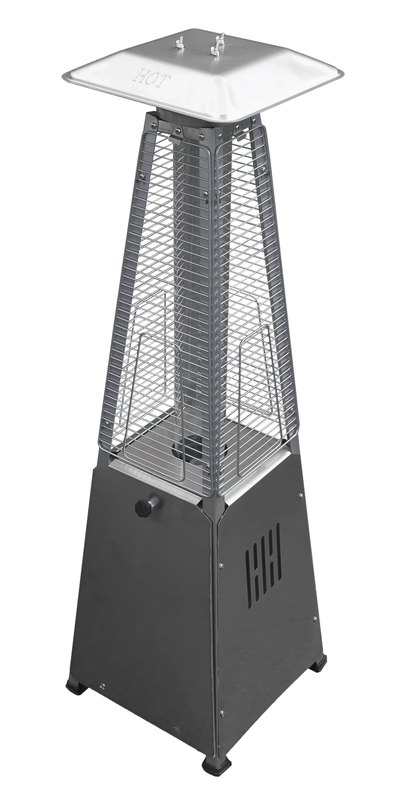 Stainless Steel Glass Tube Tabletop Patio Heater