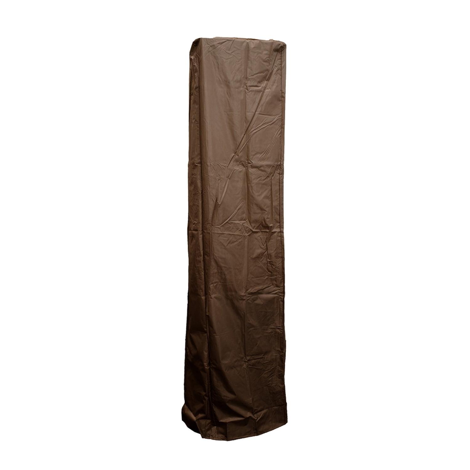 AZ Patio Heaters Square Glass Tube Patio Heater Cover in Mocha