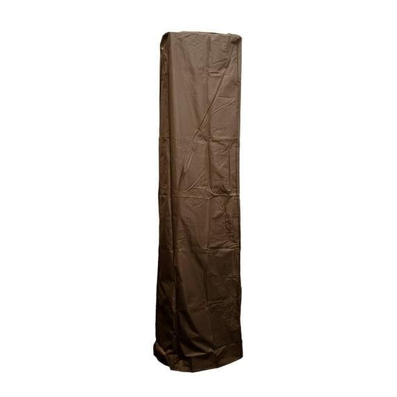 AZ Patio Heaters Square Glass Tube Patio Heater Cover in Mocha