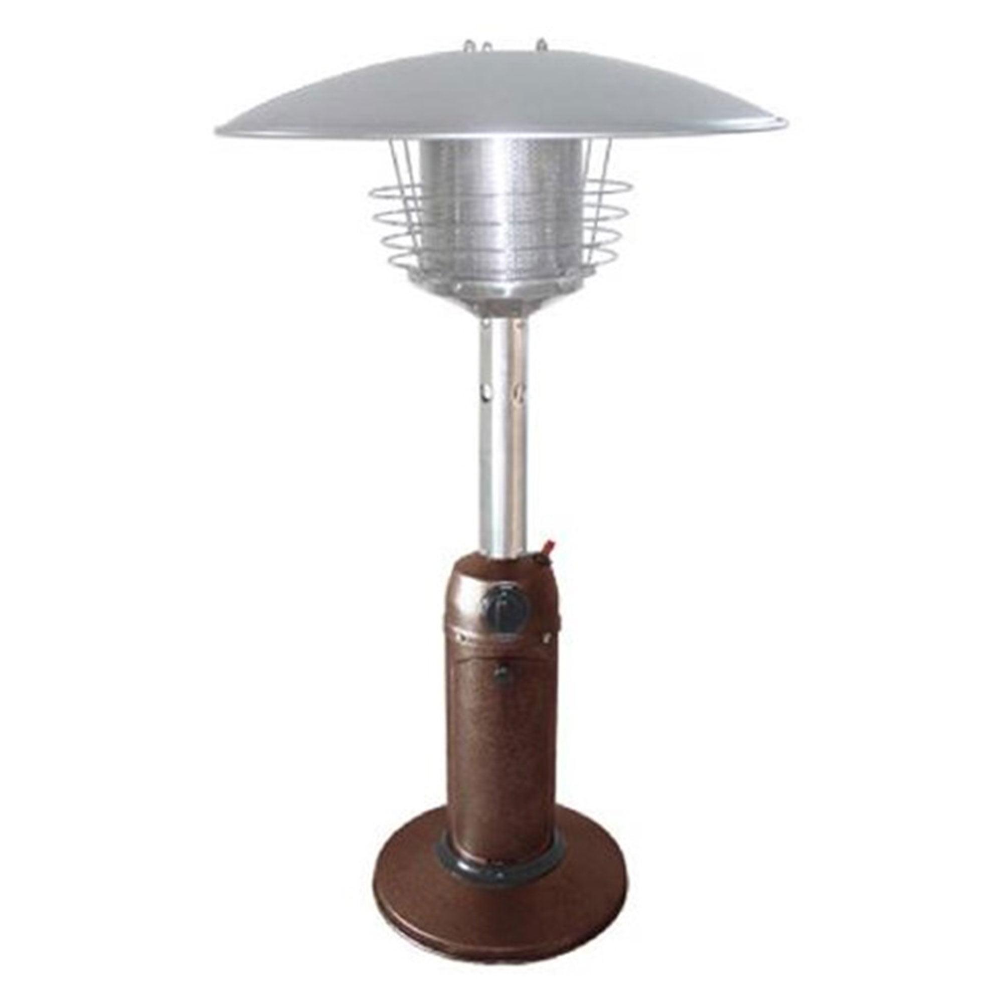 Hammered Bronze 38-Inch Propane Tabletop Patio Heater