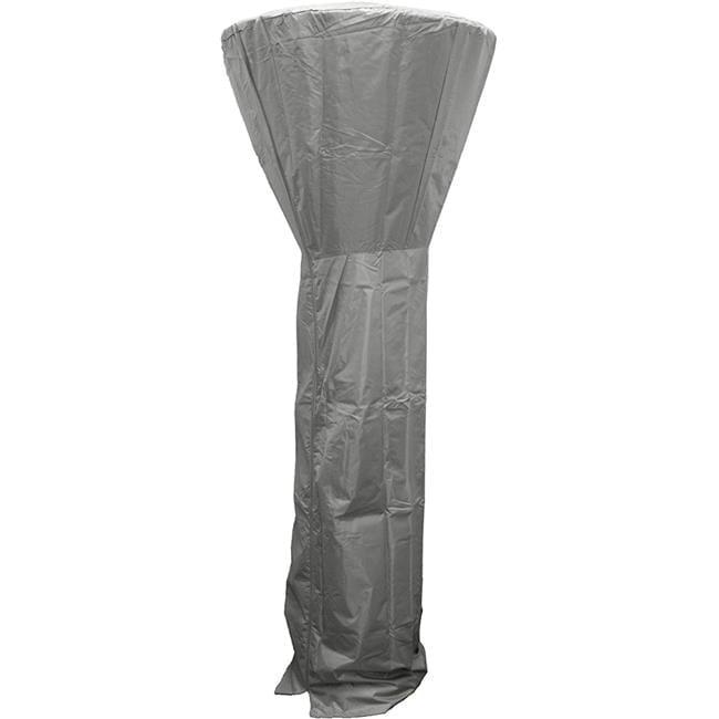 Silver Heavy Duty Tall Patio Heater Cover with Zipper