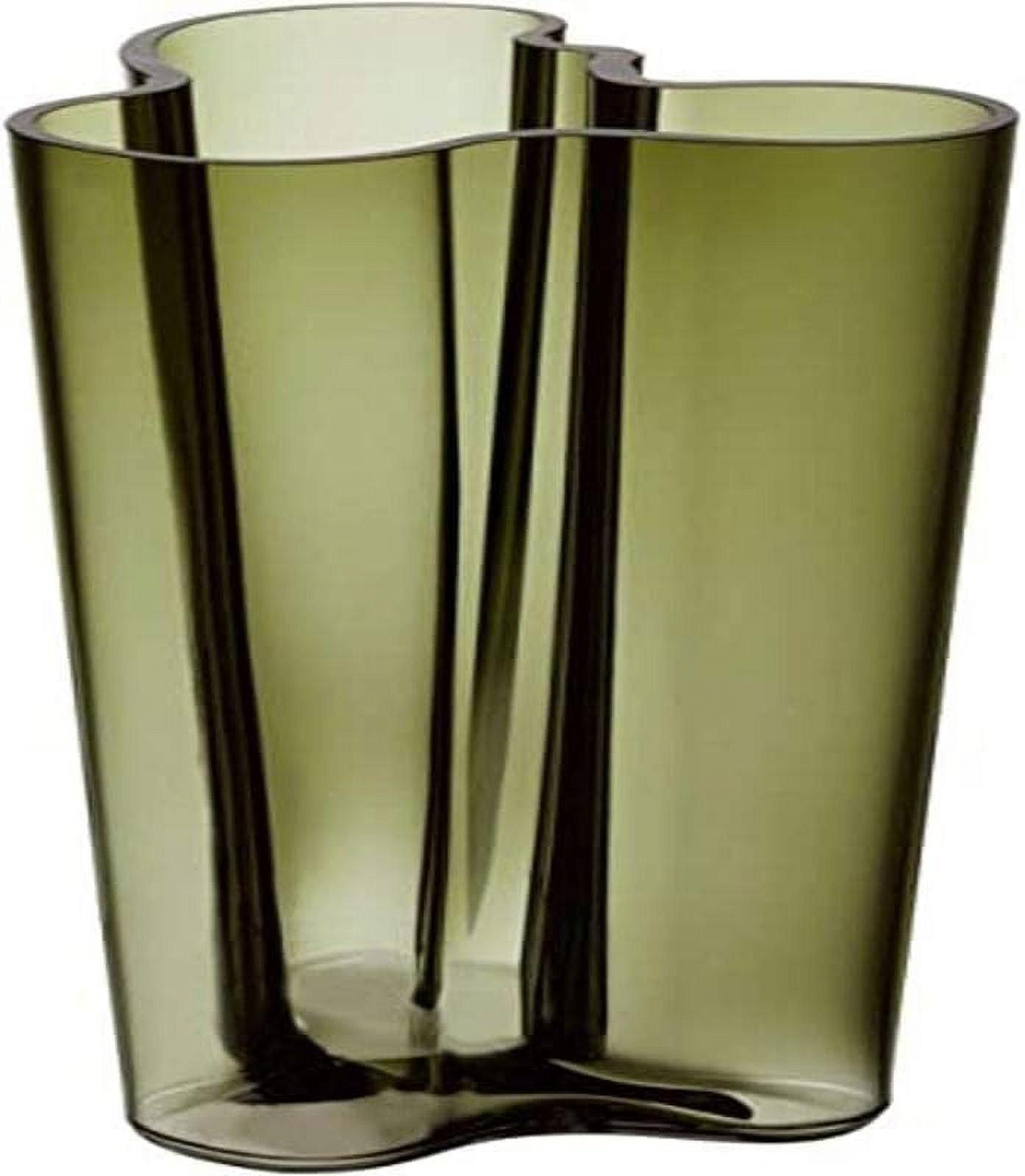 Savoy Scandinavian Lake-Inspired Glass Table Vase