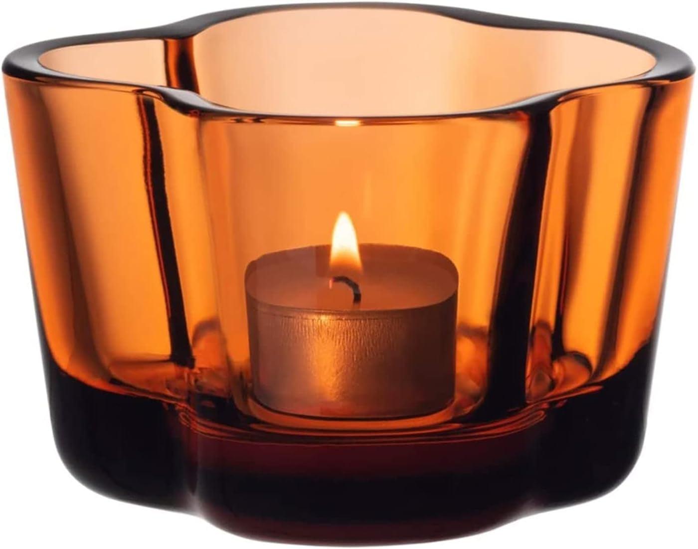 Aalto 2.25" Glass Tabletop Tealight Holder