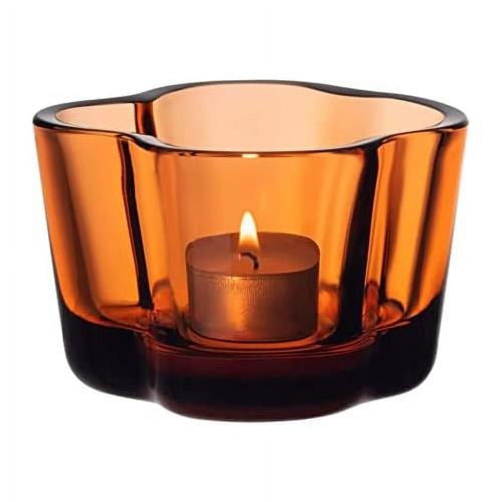 Aalto 2.25" Glass Tabletop Tealight Holder