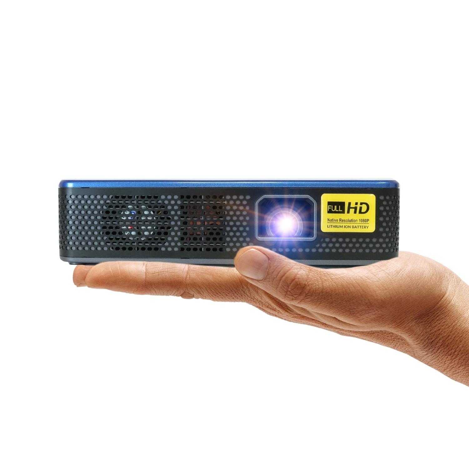 Compact Black and Gray LED DLP Pico Projector