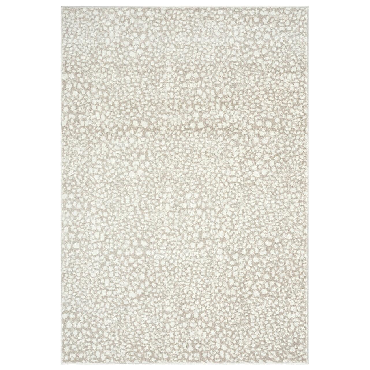 Abani Rugs Arto Contemporary Cheetah Print Area Rug Cream 7'9" x 10'2" 8' x 10'