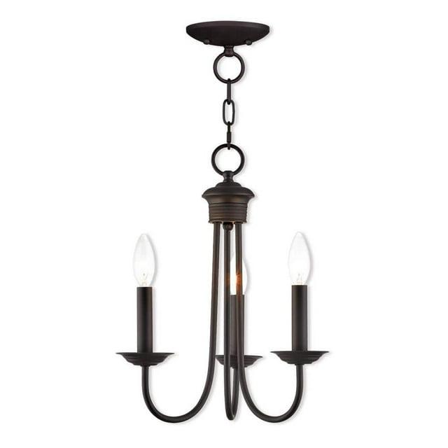Livex Lighting Estate 3 - Light Chandelier in  Bronze