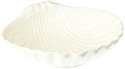 White Ceramic Shell Shaped Soap Dish