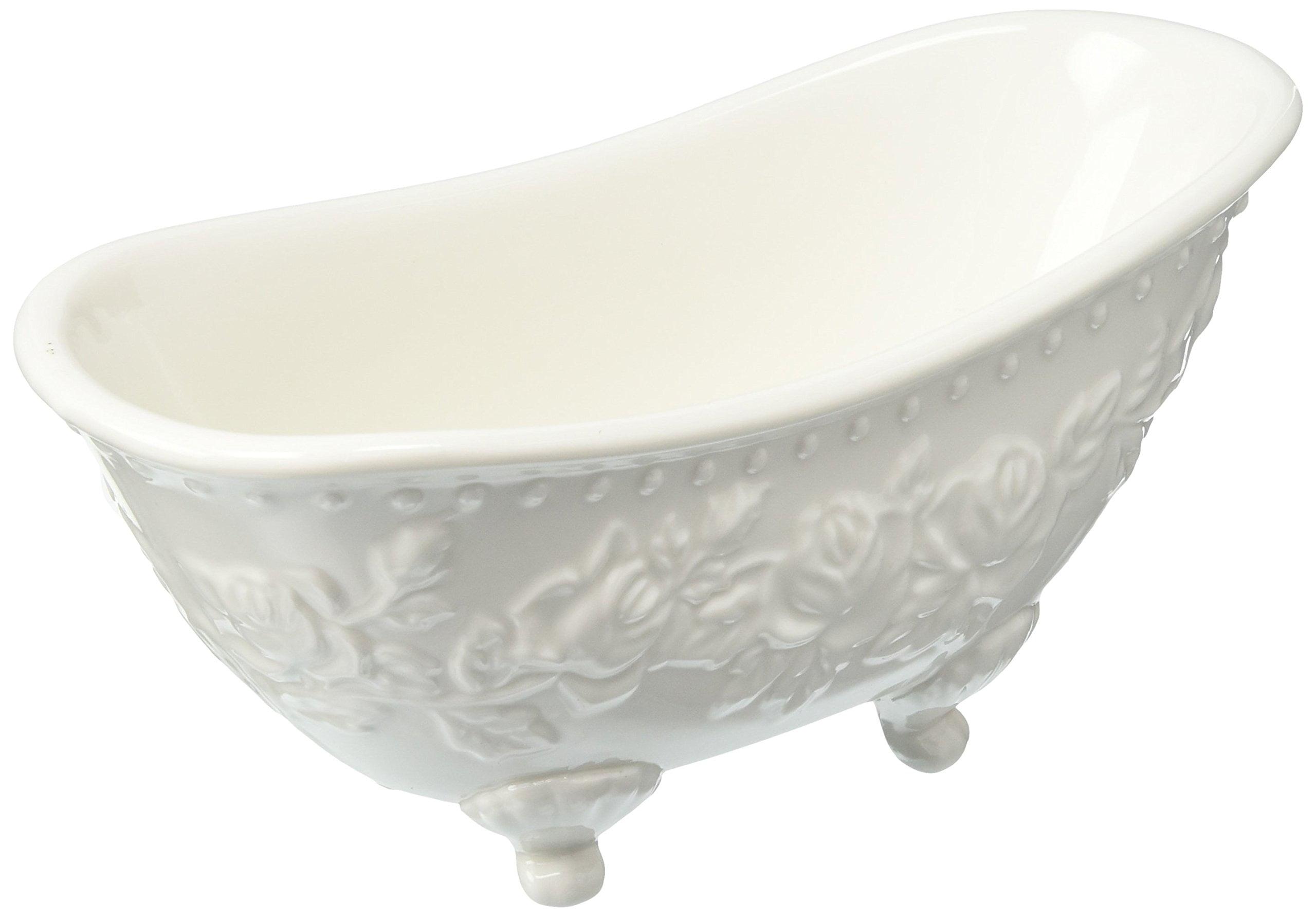 Abbott Collection Bathtub Soap Dish, White