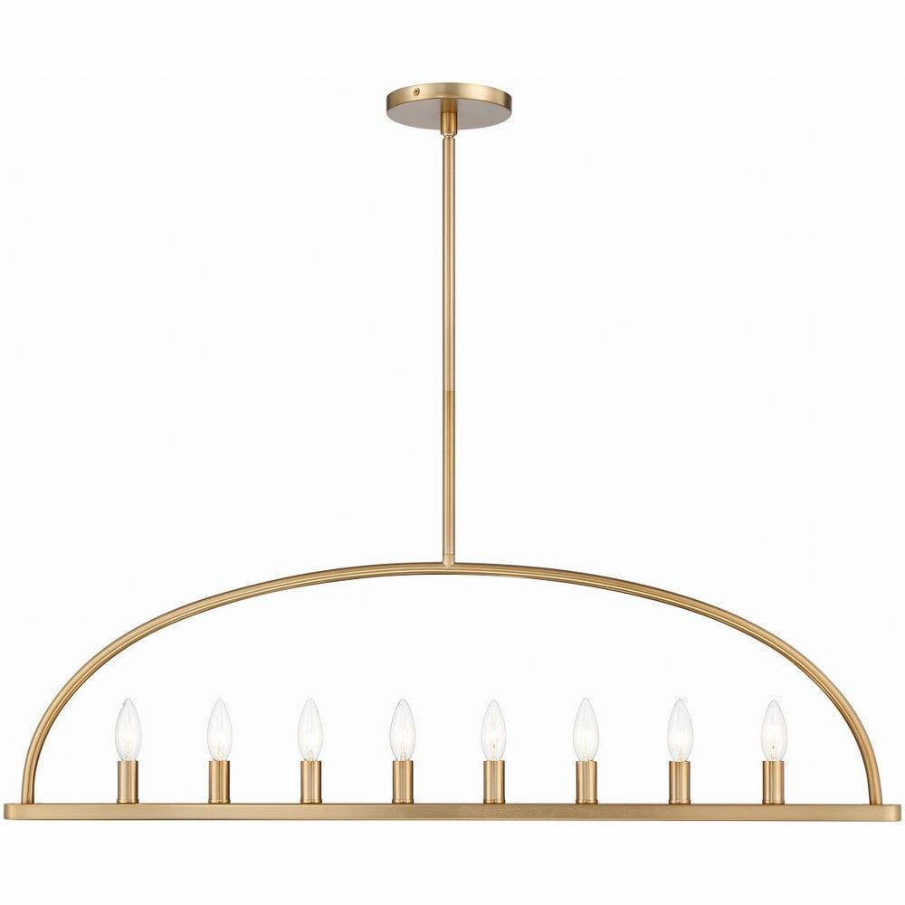 Crystorama Lighting Abbott 8 - Light Chandelier in  Vibrant Gold