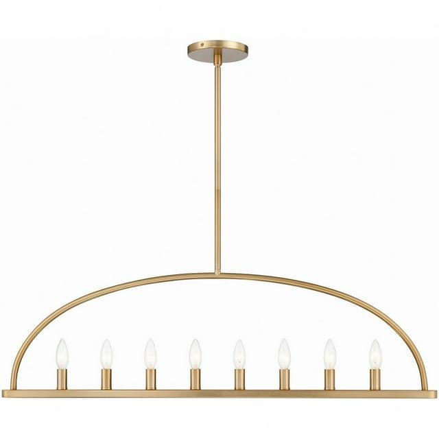 Crystorama Lighting Abbott 8 - Light Chandelier in  Vibrant Gold