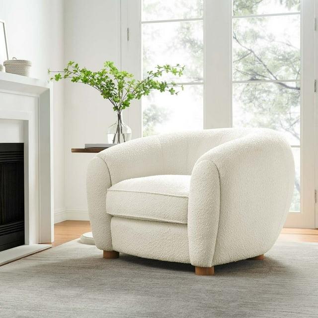 Modway Modway Abundant Boucle Upholstered Fabric Armchair