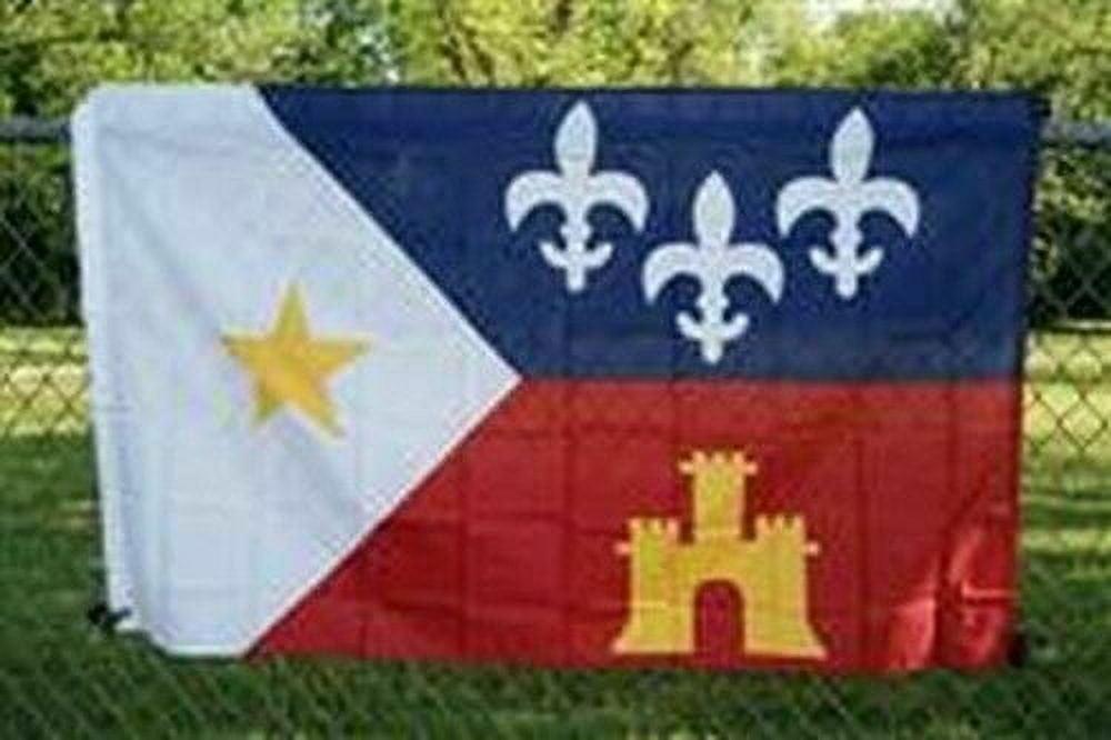 3x5 Acadiana Flag French Louisiana Banner Cajun Pennant Indoor Outdoor New