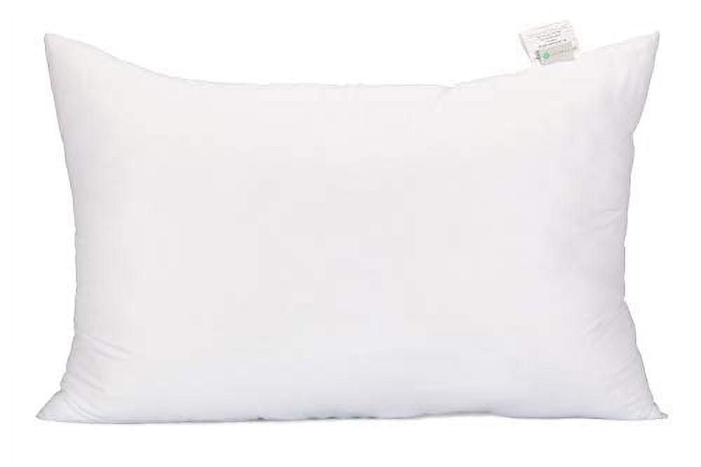 Queen Size White Polyester Bed Pillow Insert