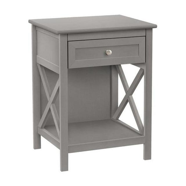 Monarch Specialties Accent Table 2 Tier End Side Table Square Nightstand Bedroom Lamp Brown Veneer Traditional