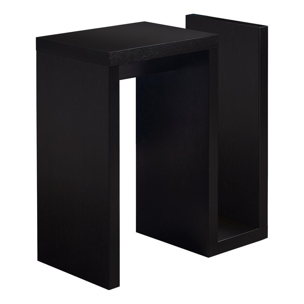 Monarch Specialties Accent Table Side End Narrow Small Living Room Bedroom Laminate Brown Contemporary Modern
