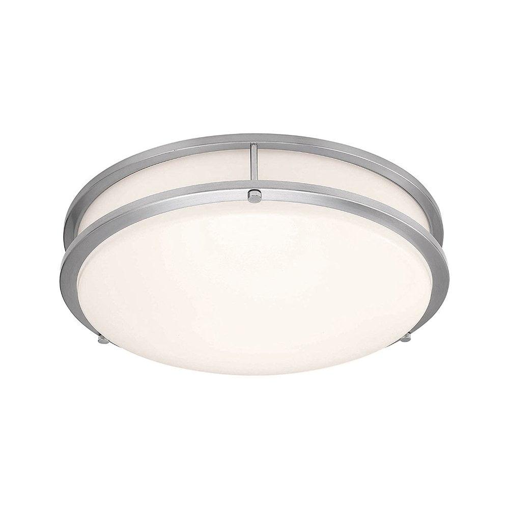 Access Lighting Solero II 1 - Light Flush Mount in  Brushed Steel