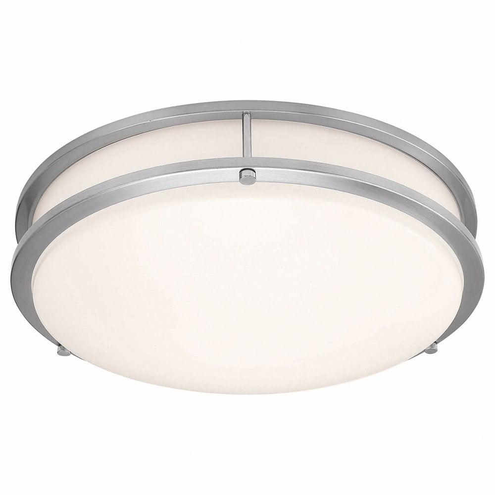 Access Lighting Solero II 1 - Light Flush Mount in  Brushed Steel