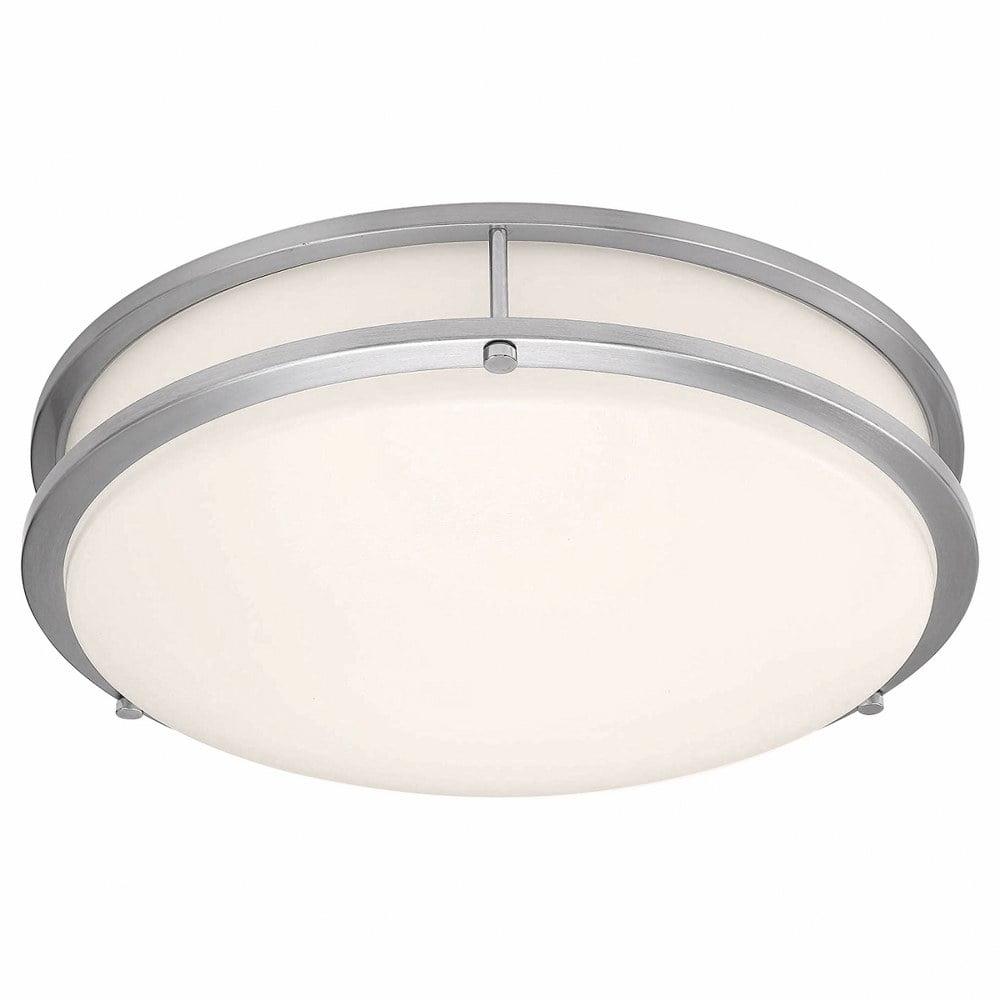 Access Lighting Solero II 1 - Light Flush Mount in  Brushed Steel