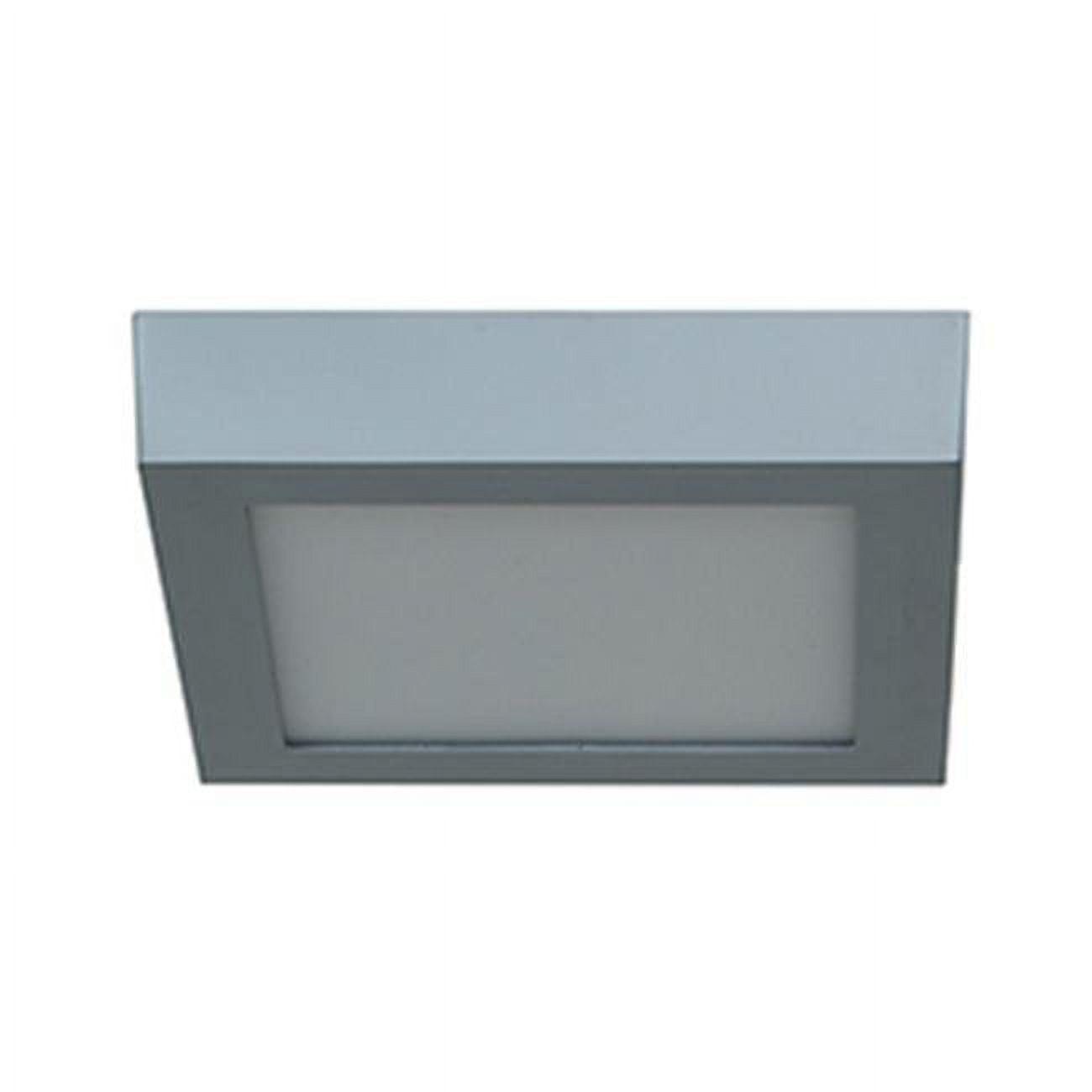 Bronze Finish Contemporary LED Square Flush Mount 7"