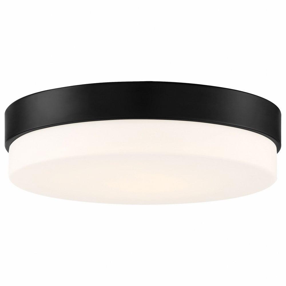 Access Lighting Roma 1 - Light Flush Mount in  Matte Black