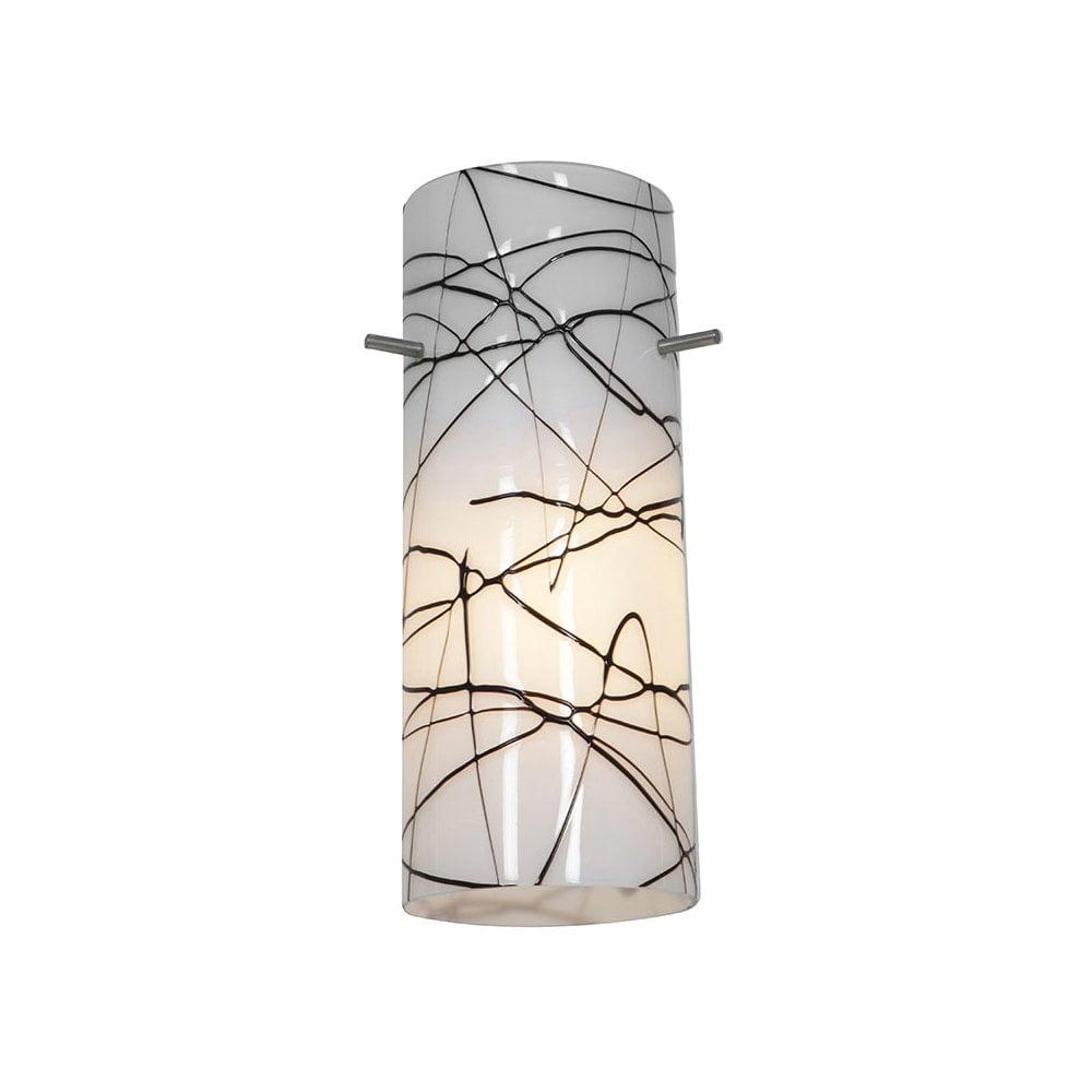 Wrought Studio™ 10'' H Glass Drum Pendant Shade