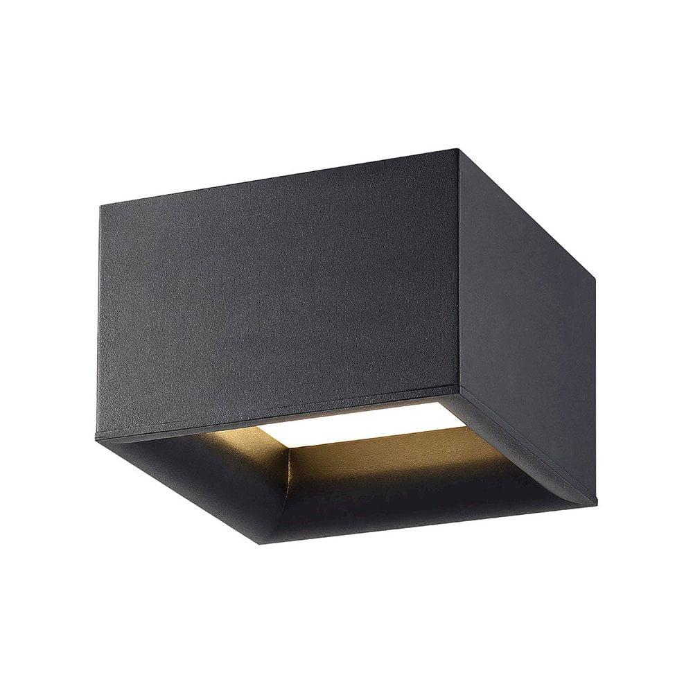 Access Lighting Bloc 1 - Light Flush Mount in  Black