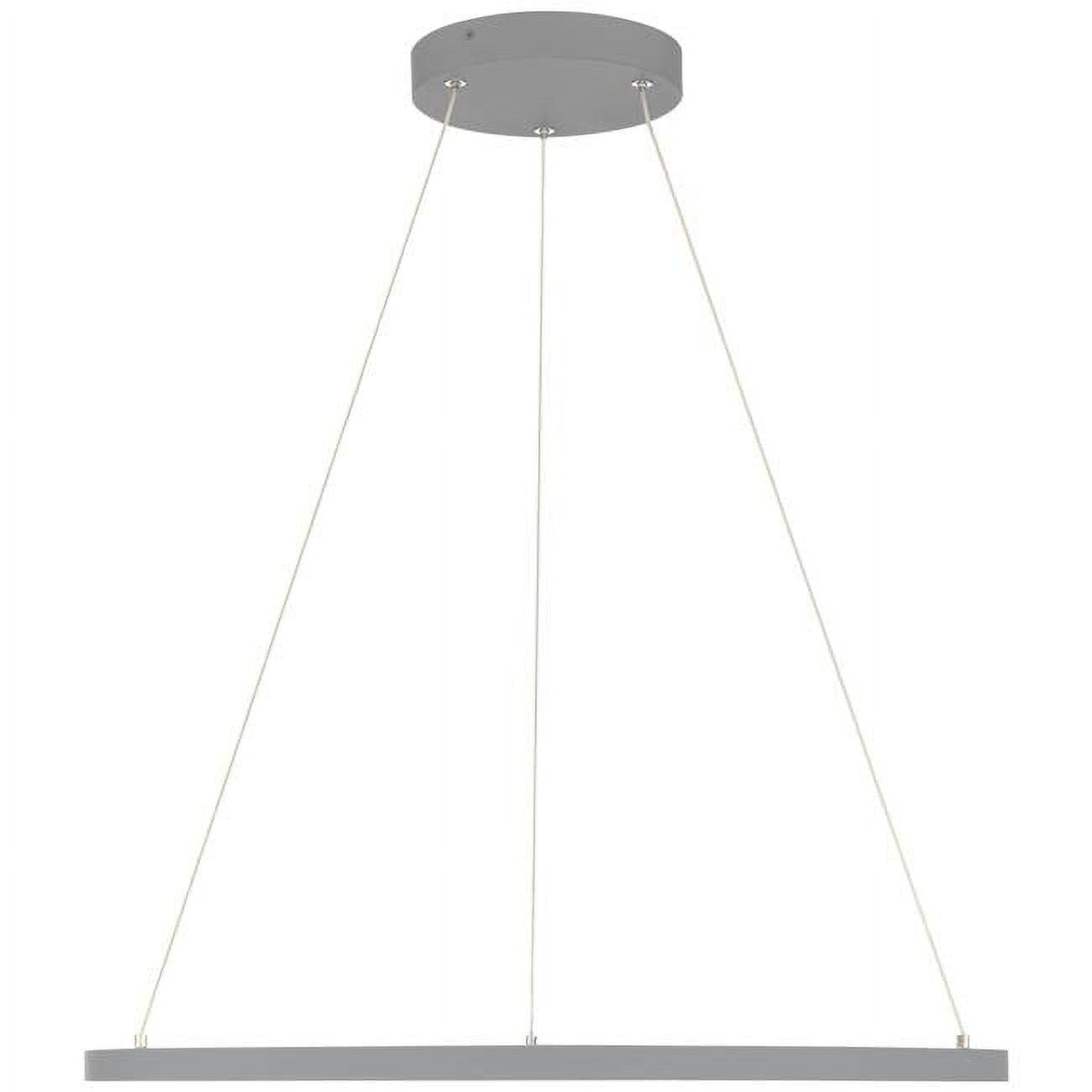 Access Lighting Anello 1 - Light Pendant in  Gray