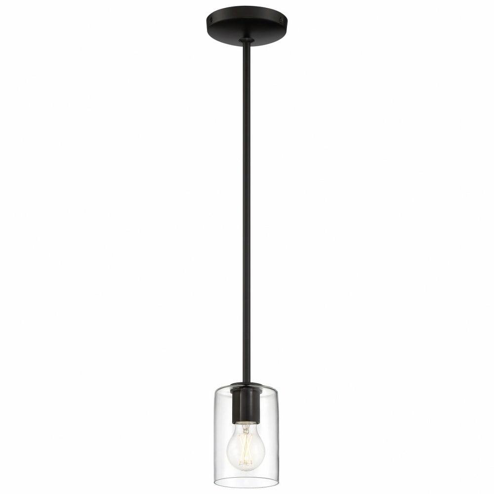 Access Lighting Oslo 1 - Light Pendant in  Matte Black