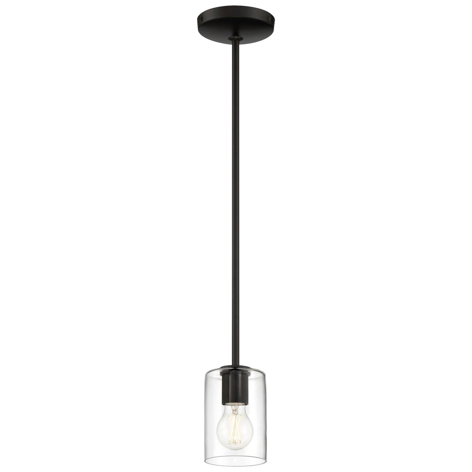 Access Lighting Oslo 1 - Light Pendant in  Matte Black