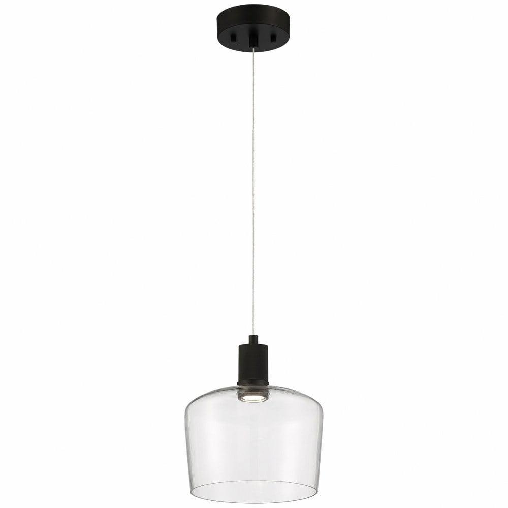 Access Lighting Port Nine 1 - Light Pendant in  Matte Black