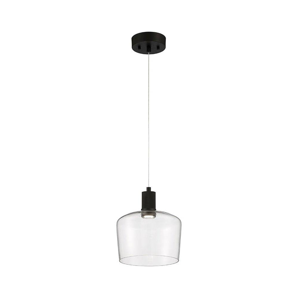 Access Lighting Port Nine 1 - Light Pendant in  Matte Black