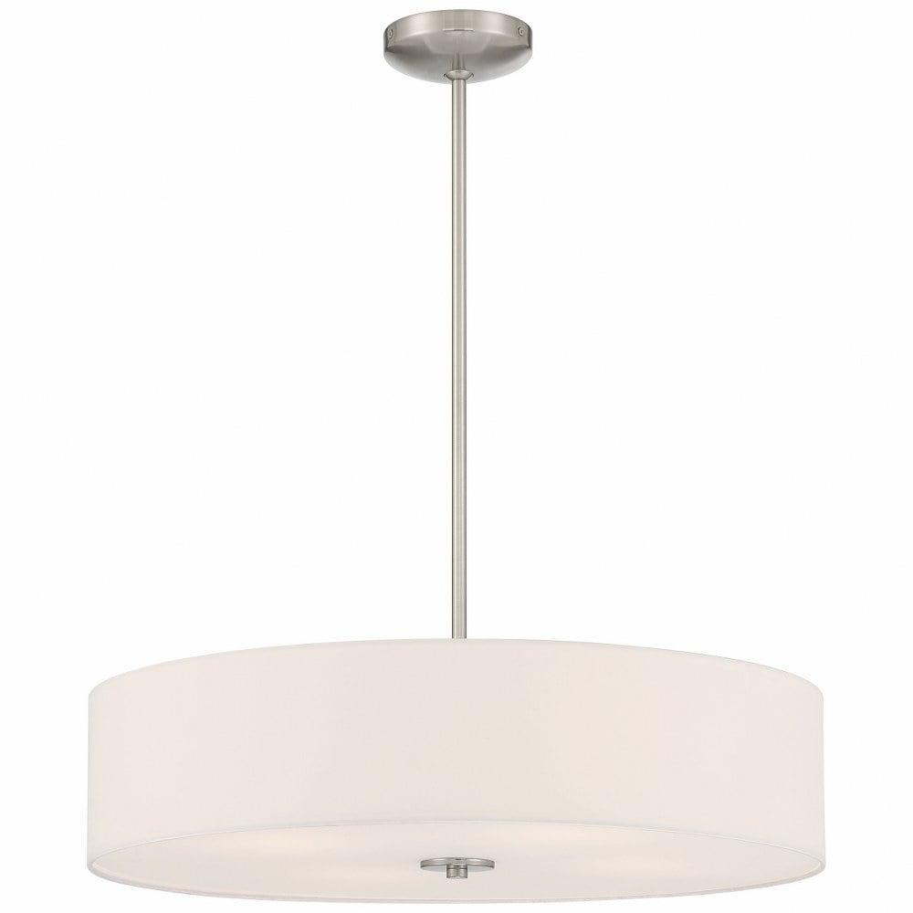 Access Lighting Mid Town 4 - Light Pendant in  Brushed Steel