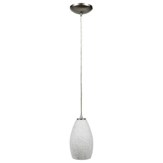 Access Lighting  Japanese Lantern 12 inch Steel Fluorescent Rod Pendant with White Lined Shade