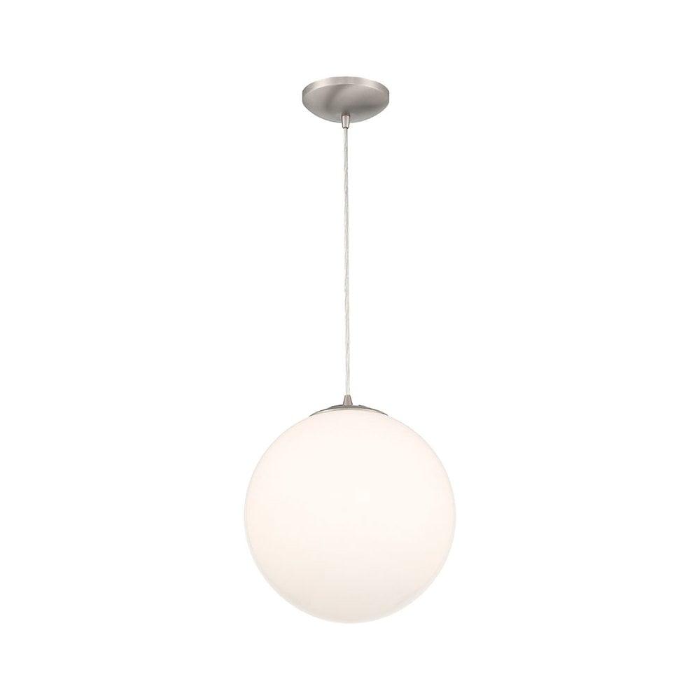 Access Lighting PEARL 1 - Light Pendant in  Brushed Steel