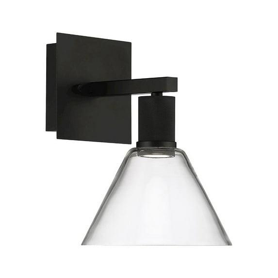 Access Lighting Port Nine 1 - Light Wall Light in  Matte Black