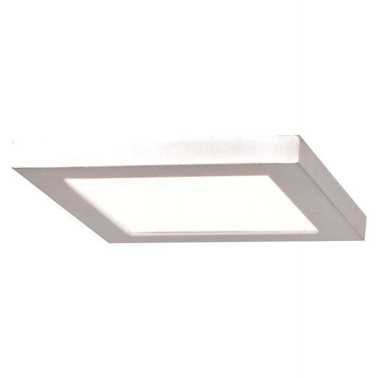 White Aluminum 7.5" LED Flush Mount Ceiling Light