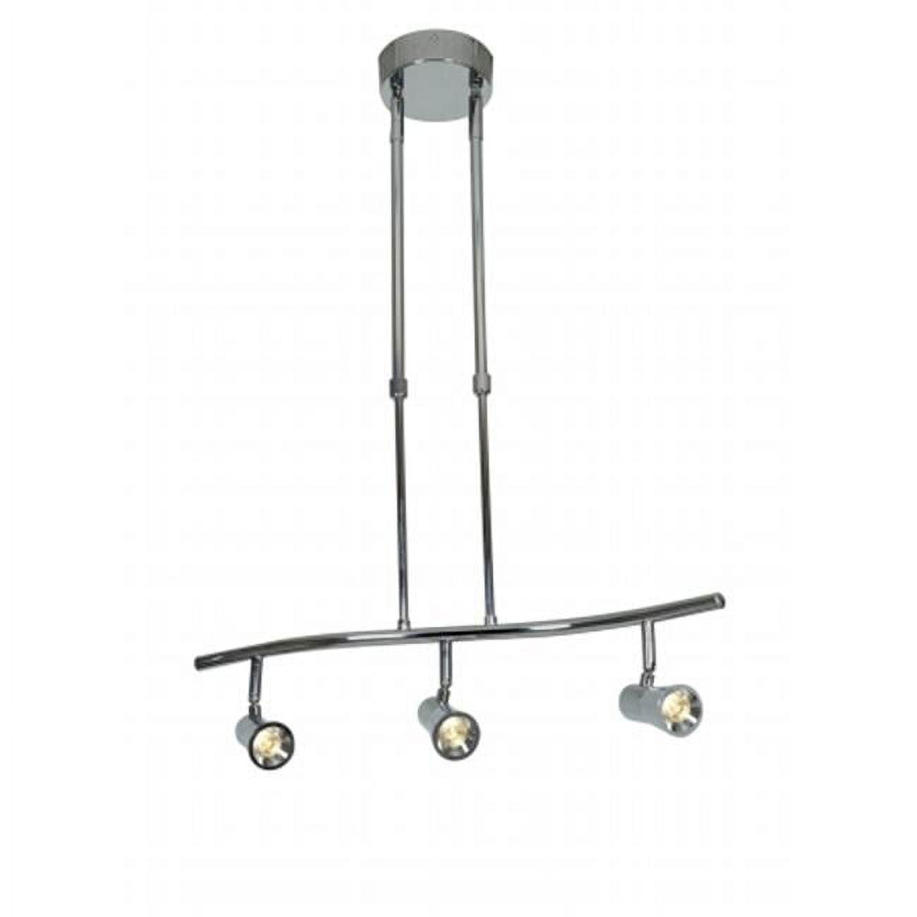 Sleek 23'' 3 -Light Fixed Track Track Kit with Dimmable and Adjustable Head