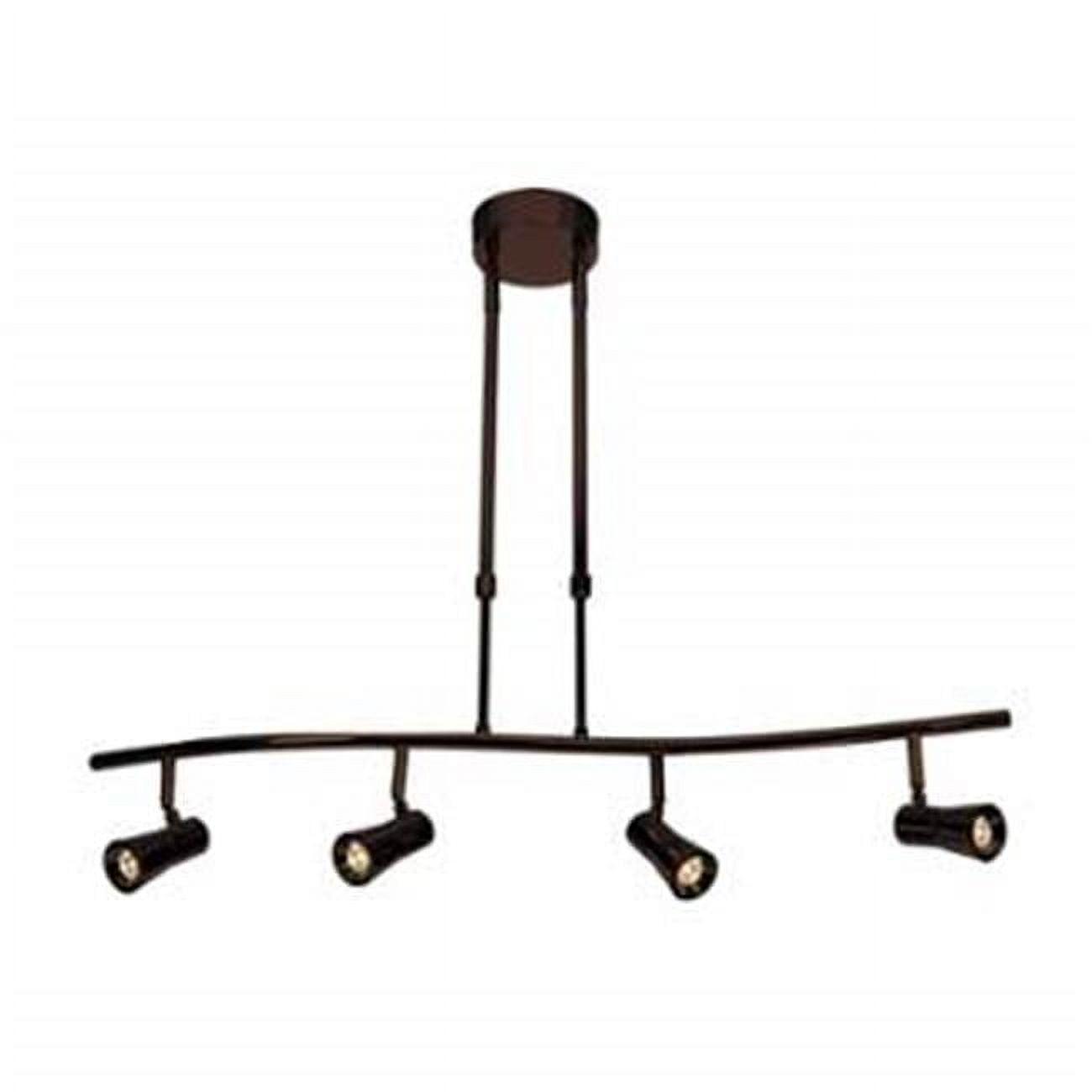 Sleek 33'' Bronze 4-Light Adjustable LED Track Kit