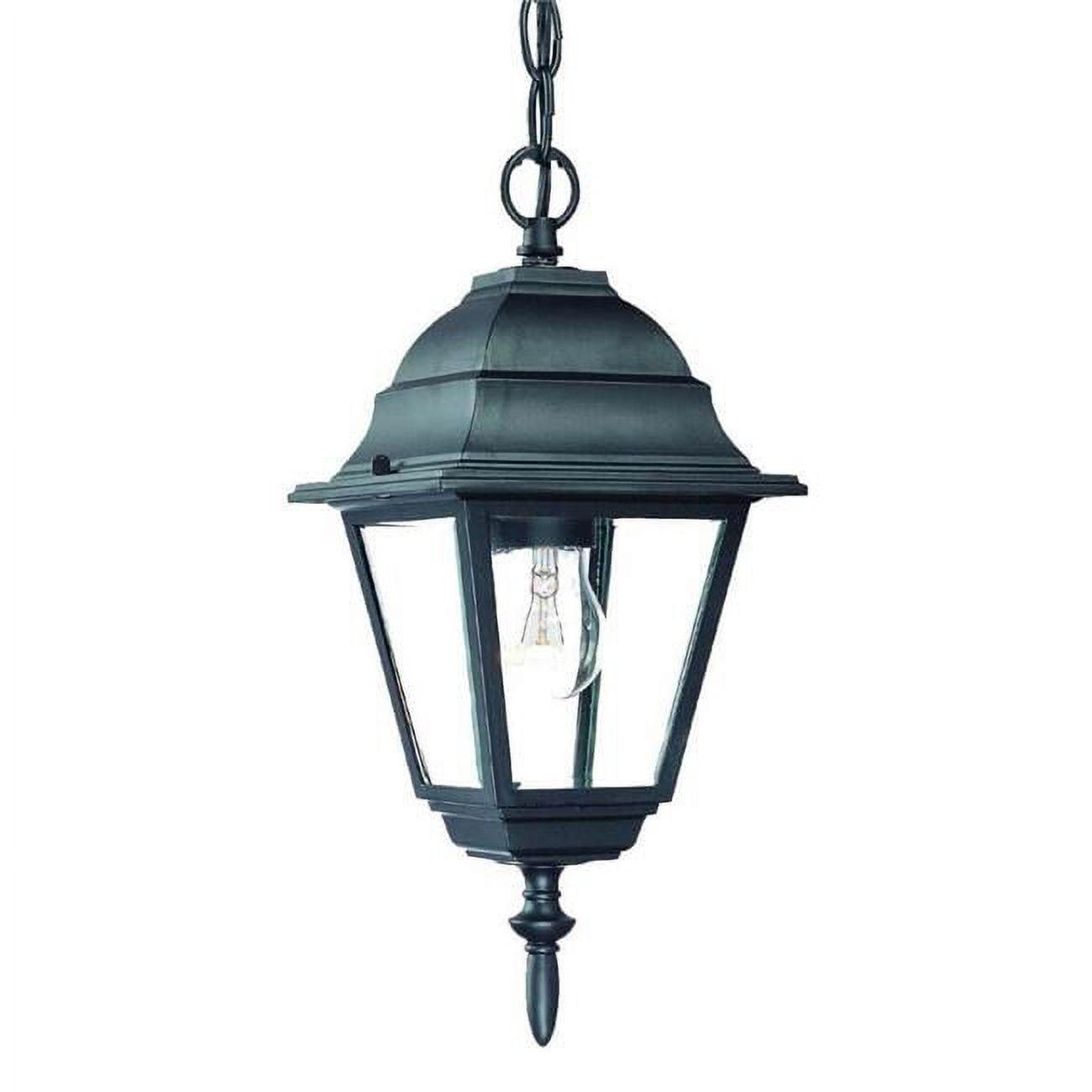 Black Aluminum 16" Dimmable Outdoor Lantern